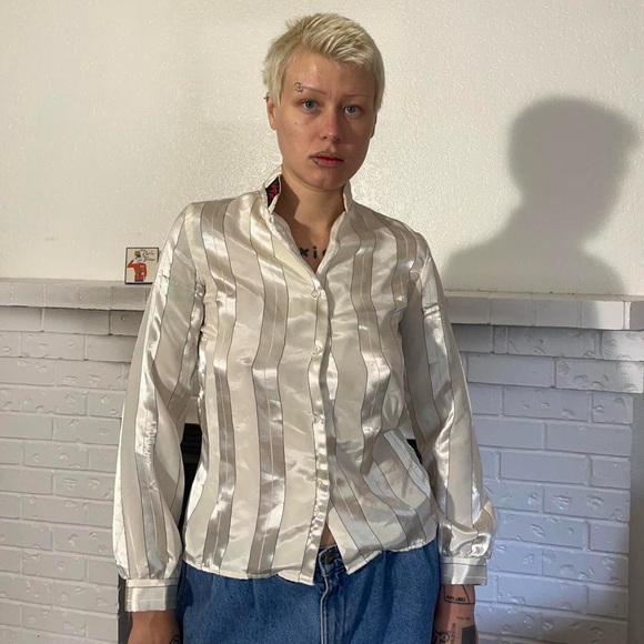 other Tops - unique vintage blouse button up